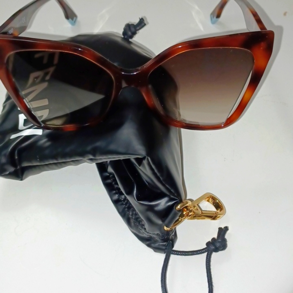 *NWT* Fendi FE40010U WAY 53F Havana Brown Gradient Butterfly 🦋 Sunglasses - Picture 5 of 8